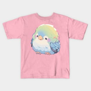 Kawaii - Green Parrot Baby Kids T-Shirt